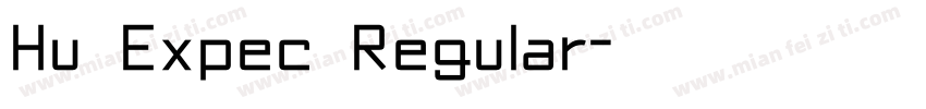 Hu Expec Regular字体转换